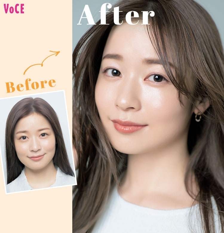無難な甘めピンクのリップを「トレンドのセミマットで今っぽ美人」にチェンジ!