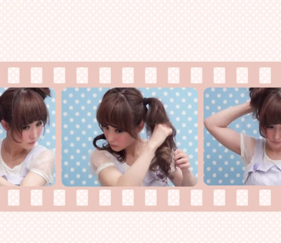 VBR・ミヤマリのヘアアレンジ動画「ミッキーヘア」