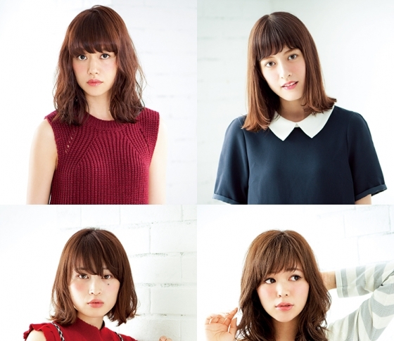 カジュアルかわいい妹ロブヘアカタログベスト4