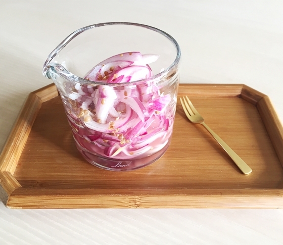 冬のきれいな常備菜|赤たまねぎのデトックス・ピクルス