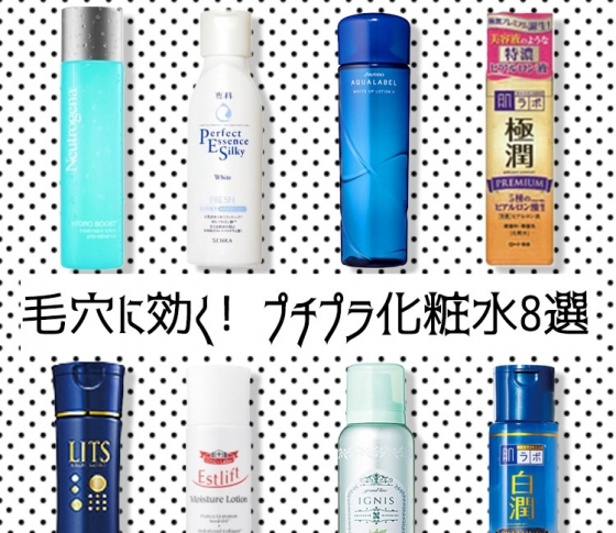 【毛穴撲滅委員会】毛穴に効く【プチプラ】化粧水8選【あなたの毛穴はどのタイプ?】