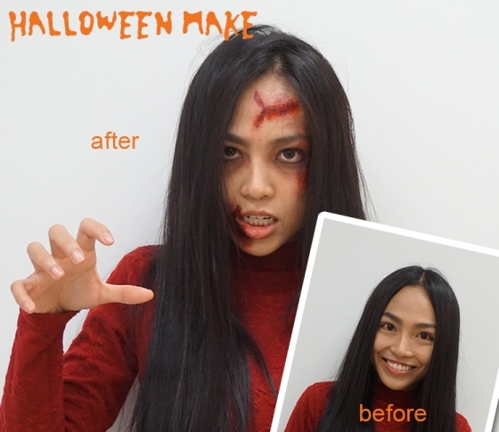 美YouTuber 養成講座第2回
「マジこわゾンビメイク」にチャレンジ!