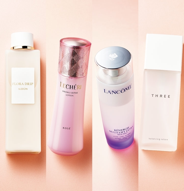 この秋の【化粧水】は美容液級機能搭載! 美容のプロが4アイテムを徹底比較!