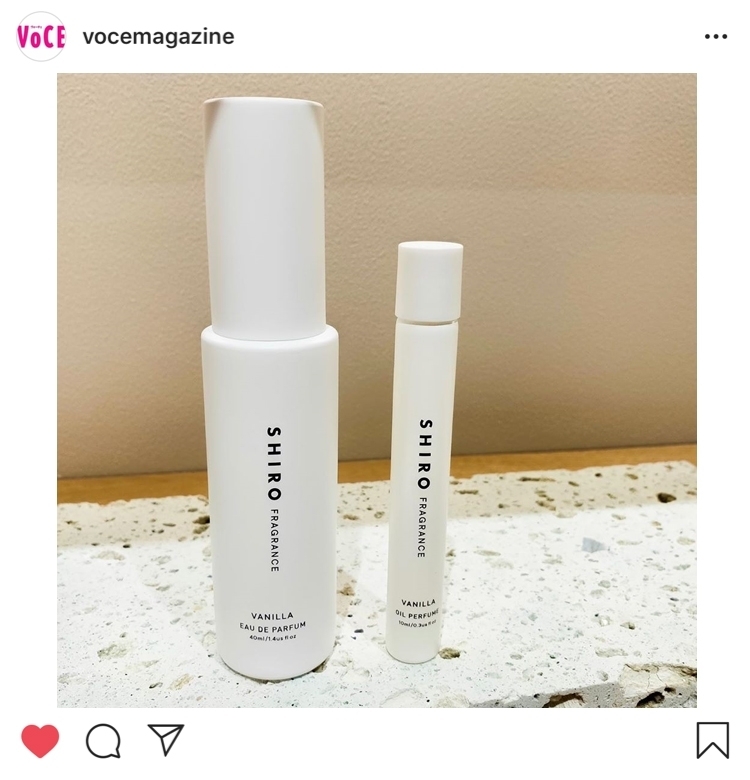 【VOCEインスタ投稿TOP5】SHIROの新しくなったバニラの香り♪ 見逃せない限定アイテムが登場