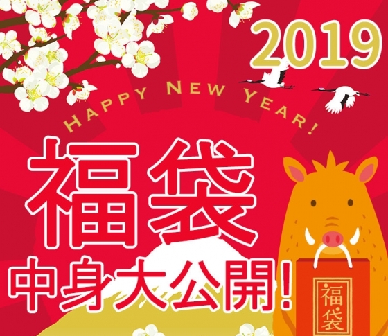 【2019福袋・ラッキーバッグ情報!】その中身大公開しちゃいます!!!【プレゼントもあります!】