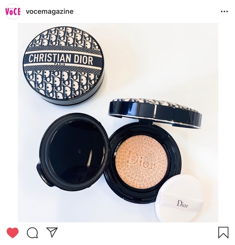 【VOCEインスタ投稿TOP5】女度底上げ!持っているだけで可愛いディオールのクッションファンデ登場!