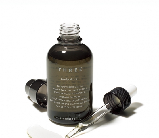 頭皮から美しい髪に♪THREEからシャンプー前のクレンジングオイル登場