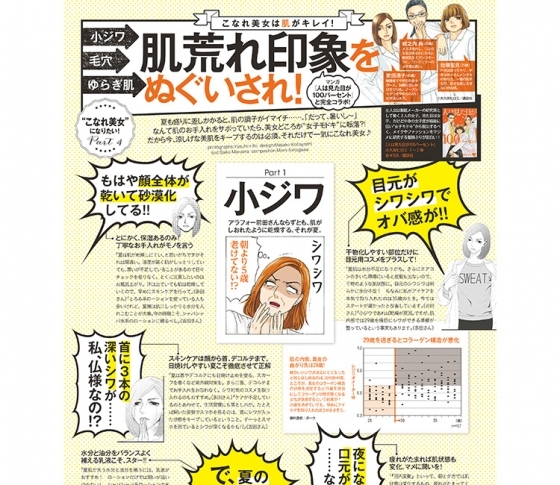 夏の肌悩み、小じわはなんでできるの? その理由を徹底解剖!