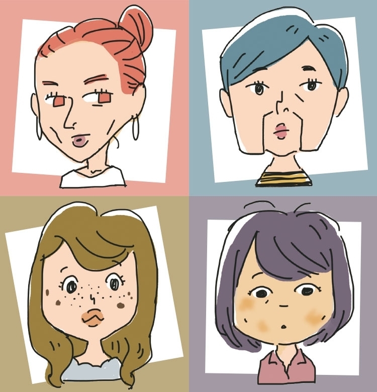 “老け顔タイプ”診断! あなたは、たるみ・ブルドックタイプ? シミ・ソバカス系?