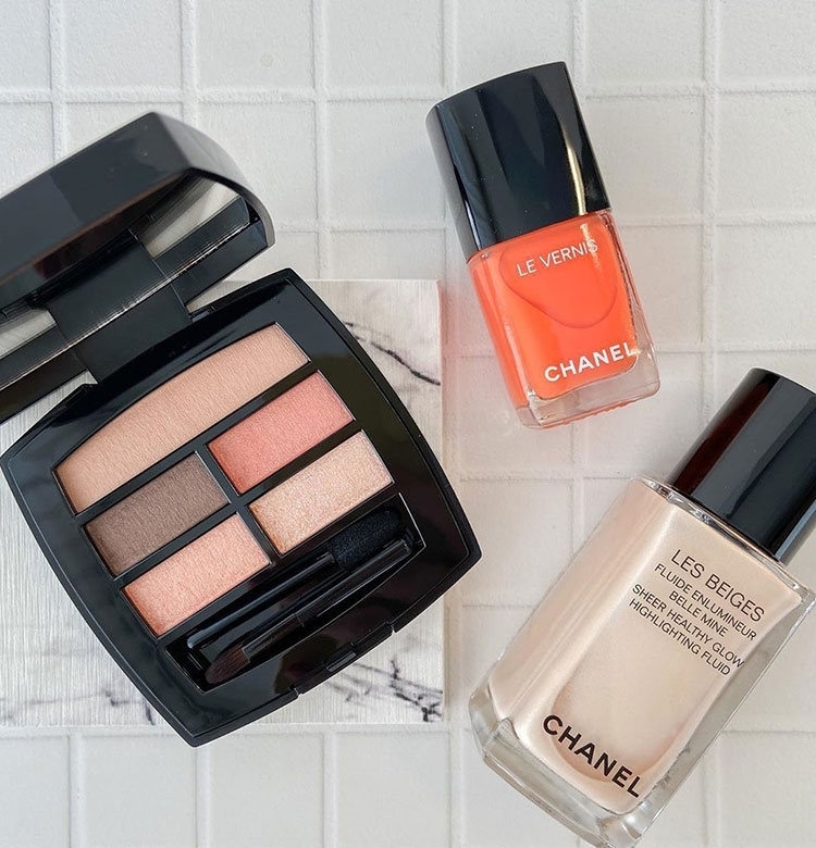 【夏新色2020 CHANEL】シャネルのレ ベージュ新作!5色アイシャドウ、ハイライト、夏ネイル!