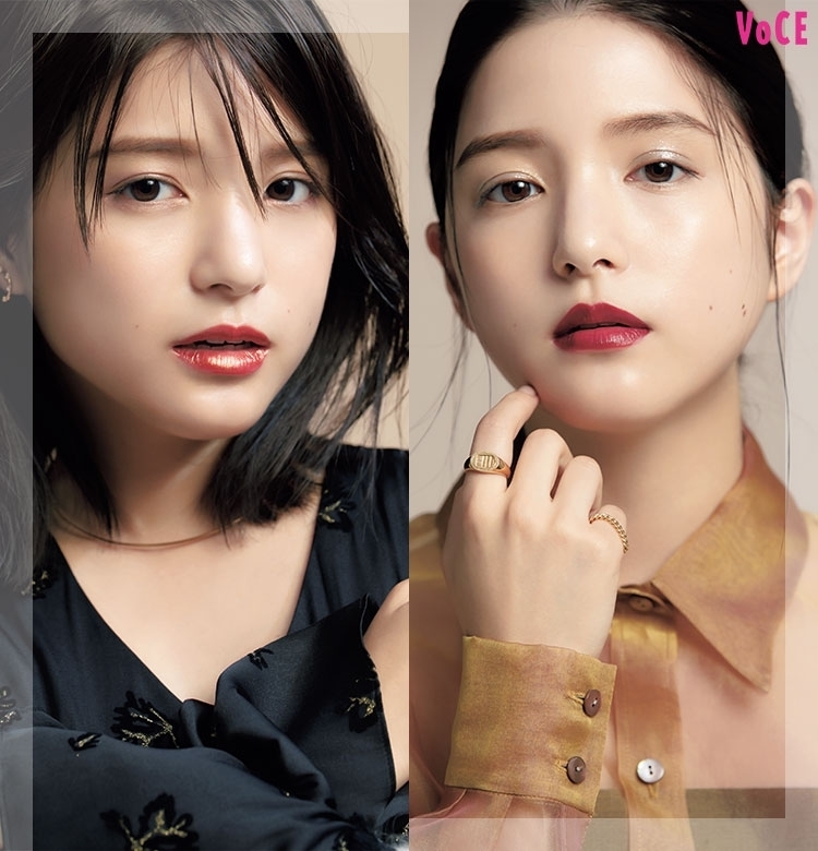 【女優・川島海荷】がつけこなす! 渋色メタリック&プラムレッドで【華やぎ美女リップ】