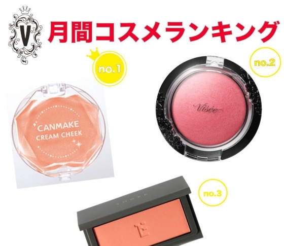 寒い冬こそチークで体温を感じさせて♡月間コスメランキング♡チーク編