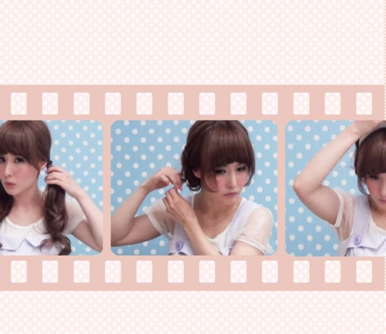 VBR・ミヤマリのヘアアレンジ動画 06「もこもこ羊ヘア」