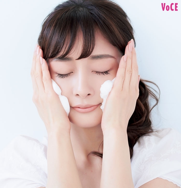 石井美保が老けない理由①こすらなければ一週間で肌は変わります