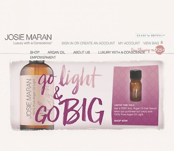 アメリカで大人気♡「Josie Maran」のコスメが気になる!