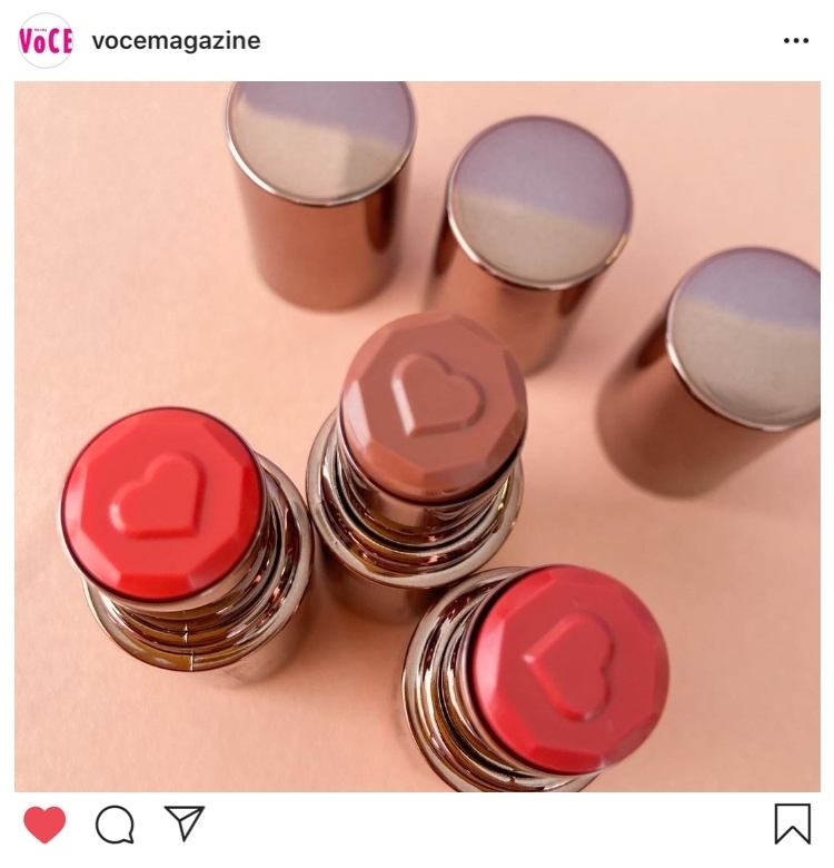 ハートが可愛い♡キャンメイクのプチプラリップはマストバイ!【VOCEインスタ投稿TOP5】
