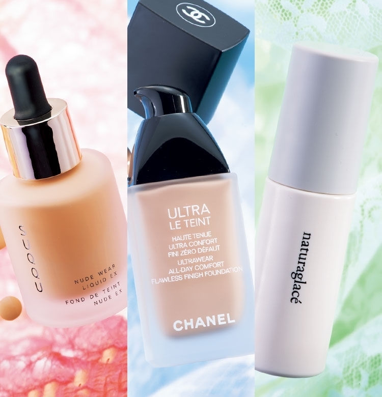 【実験VOCE】最新ファンデを徹底比較!最も皮脂に強いのは?|シャネル、SUQQU、YSL、ジバンシイ、ナチュラグラッセ