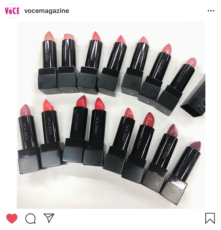 【VOCEインスタ投稿TOP5】アディクションの新リップ52色をお届け! 2020年最新コスメ情報も♪