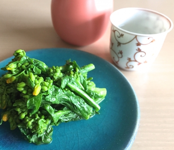 菜の花のからしあえ | “いい女”の小さなひと皿