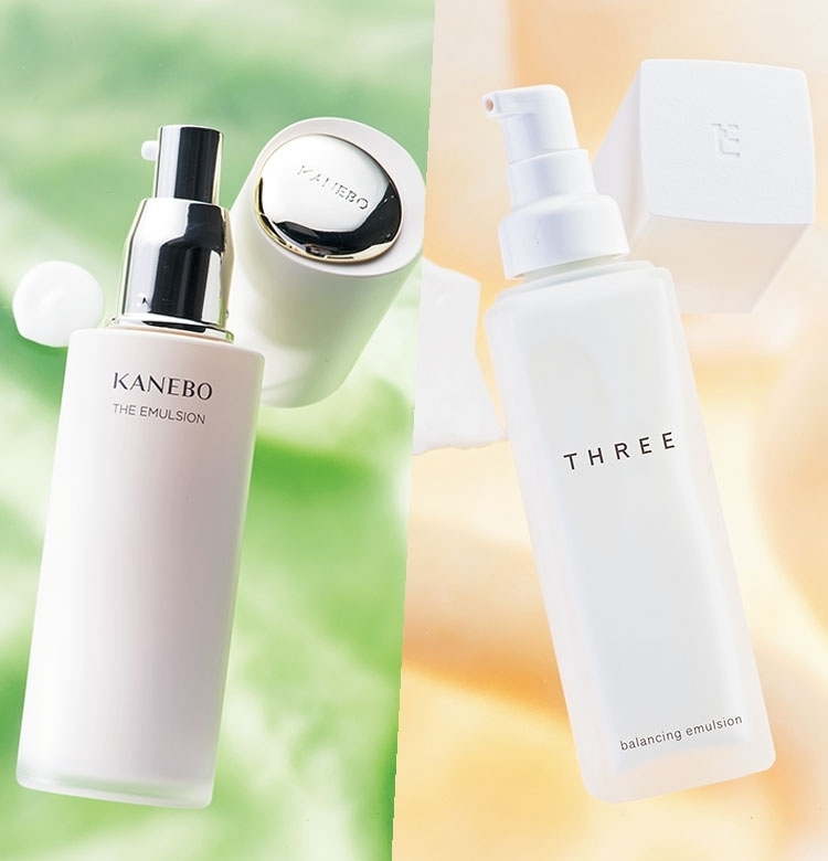 ベタつかずしっかりうるおう乳液は?【KANEBO・THREEほか】|実験VOCE