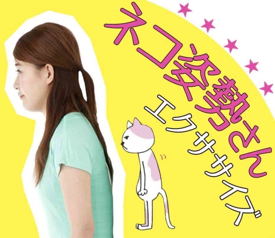 【正しい姿勢で体が変わる!】スマホ見すぎのネコ姿勢さん向きエクササイズ