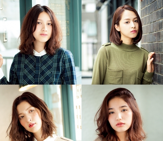 色っぽ系の姉ロブヘアカタログベスト4