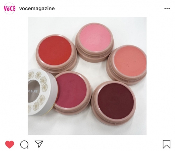 キャンメイク、ゲラン、NARS、ポール&ジョーの最新情報がランクイン! |VOCEインスタグラム人気投稿TOP5!