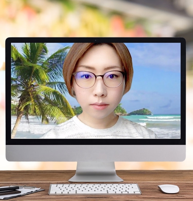 今ドキ女子の【テレワーク活用術】Zoomの便利で楽しいバーチャル背景・顔面補正・便利なグッズ!