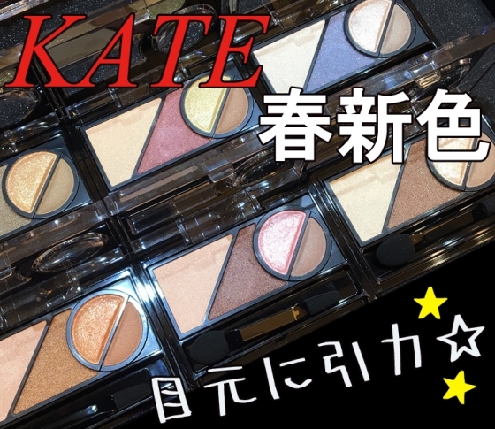 【2018春新色 ケイト】めちゃ立体感の出るアイパレはマストバイ!【他にもワザありアイテム続々】