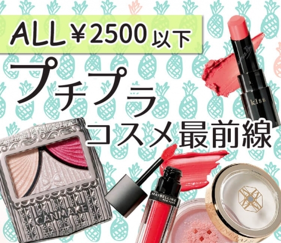 【プチプラコスメ最前線】オール2500円以下!夏のメイクはプチプラをチェックしなきゃ!