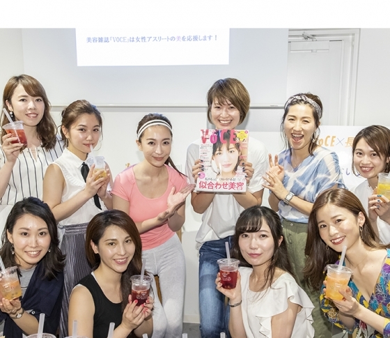 木村沙織のキレイカフェ期間限定オープン! 長井かおりさんの『スポーツしても落ちないメイク』セミナーも開催♡