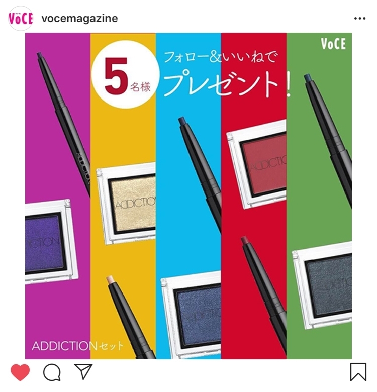 【VOCEインスタ投稿TOP5】ADDICTION豪華セットのプレゼントキャンペーン情報も!
