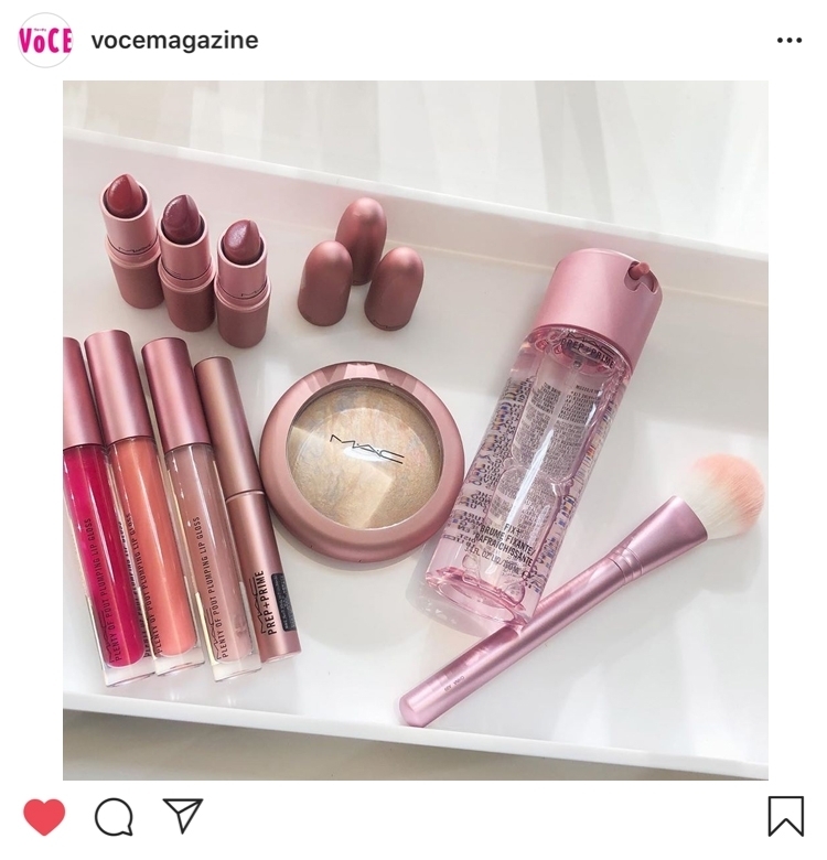 【VOCEインスタ投稿TOP5】M・A・Cのピンクに染まった限定コレクションが可愛すぎ♡