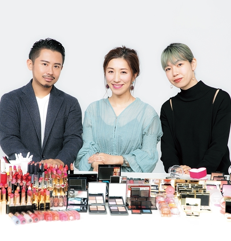 大人気ヘアメイク座談会【2020年春夏新色】のアイシャドウは【華やか色】に決まり!